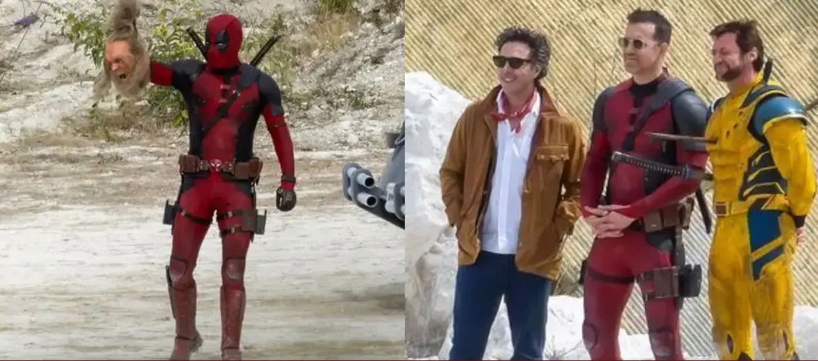 Sairam novas fotos de 'Deadpool 3